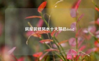 房屋装修风水十大禁忌dota2