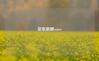 京东装修water