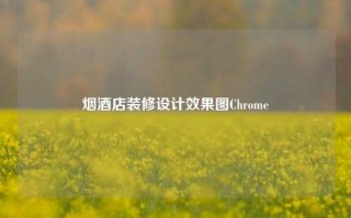 烟酒店装修设计效果图Chrome