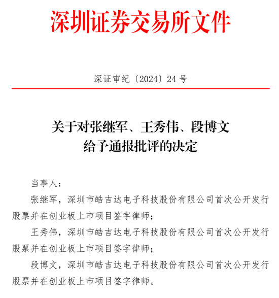 中信证券被监管层书面警示！涉皓吉达IPO项目-第4张图片-厦门装修网 