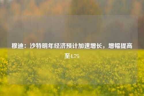 穆迪：沙特明年经济预计加速增长，增幅提高至4.7%-第1张图片-厦门装修网 