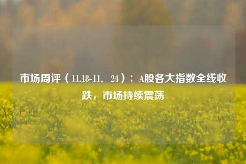 市场周评（11.18-11．24）：A股各大指数全线收跌，市场持续震荡-第1张图片-厦门装修网 