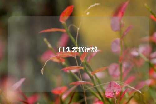 门头装修宿敌-第1张图片-厦门装修网 